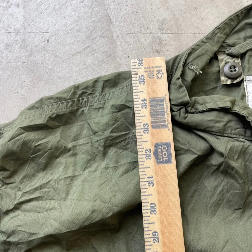 Vintage US Military M-65 Fishtail Parka Shell Olive Drab Large DLA100-83-C-0482